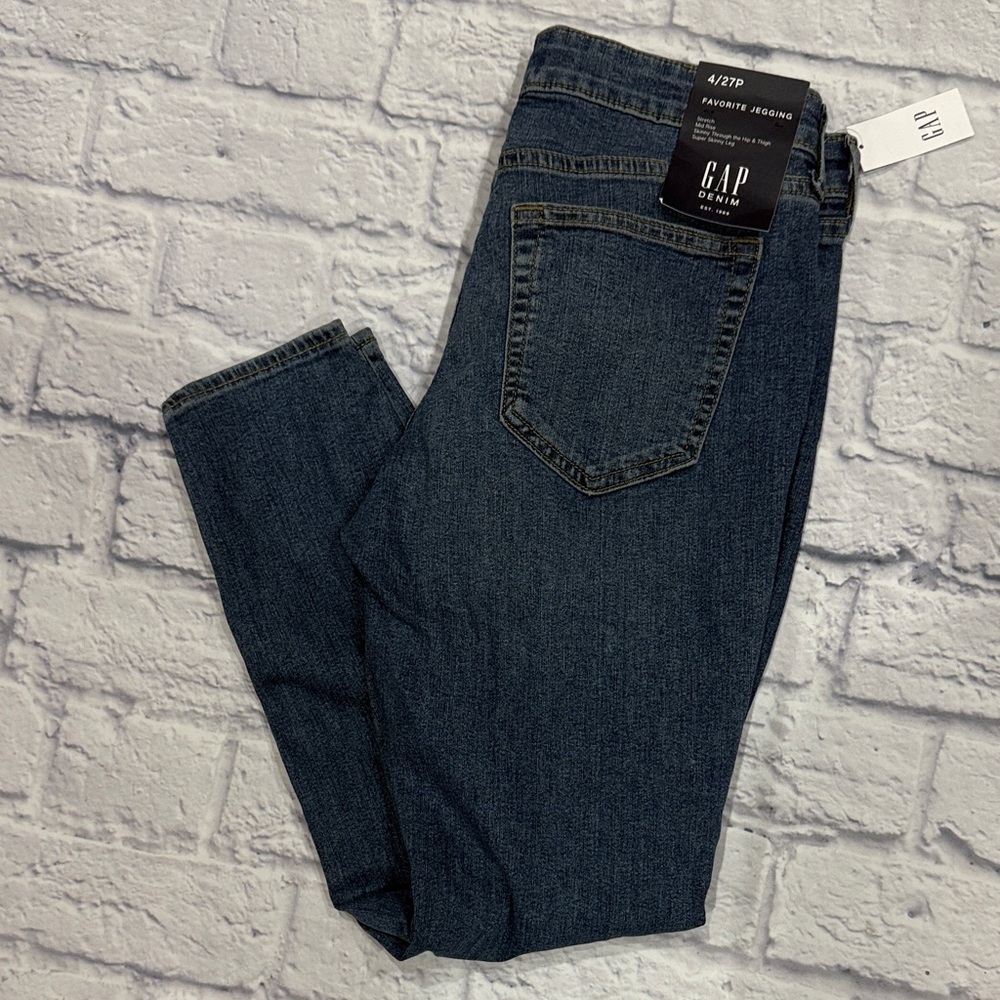 GAP Women's Classic Blue Denim Jeggings